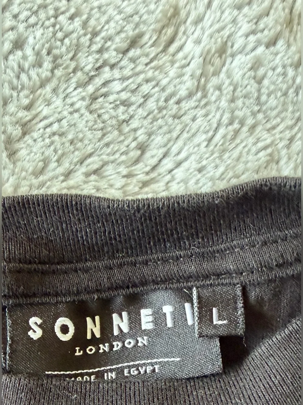 Kids Black Sonneti Logo Short Sleeve Tee